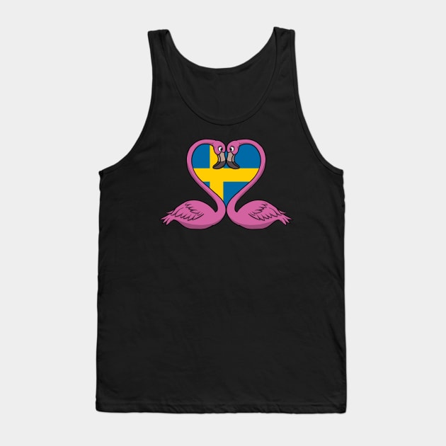 Flamingo Sweden Tank Top by RampArt